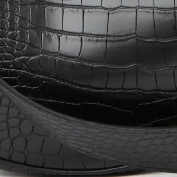 Leather Crocodile Embossed Bag - Picture 10 of 15